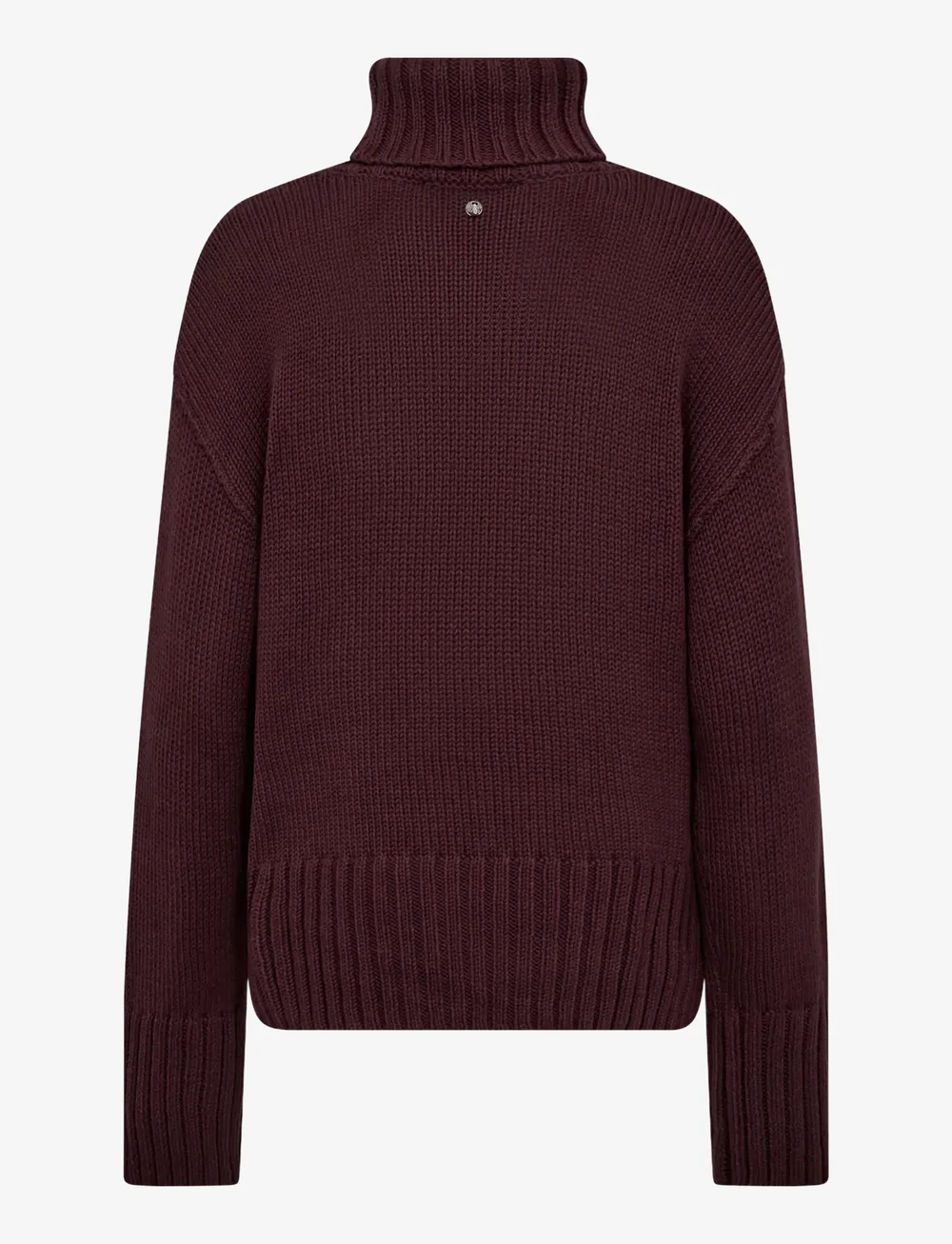 MOS MOSH - MMRola Bine Rollneck Knit - polotröjor - fudge - 1