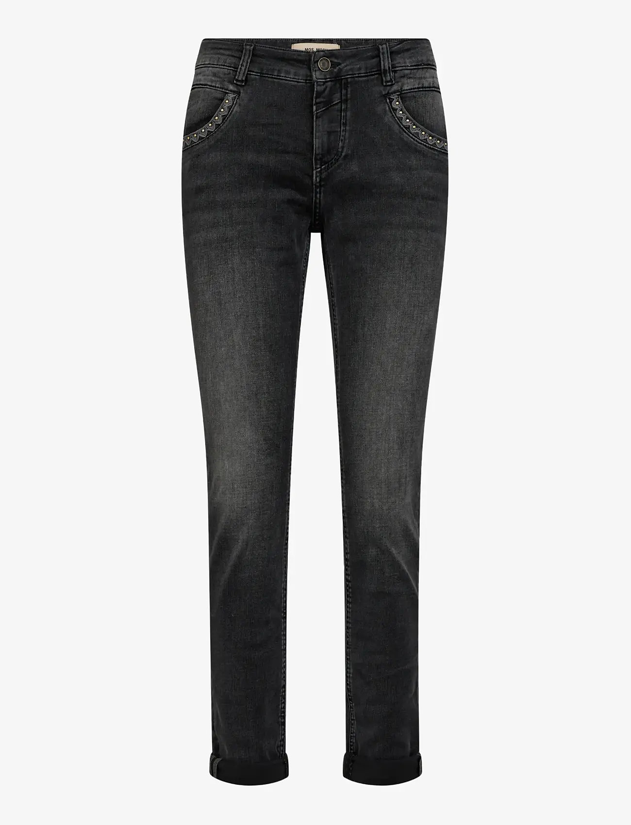 MOS MOSH - MMNaomi Perla Grigio Jeans - tapered jeans - grey - 1