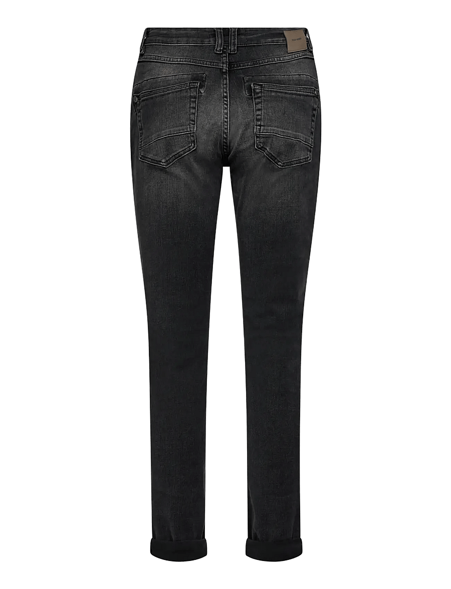 MOS MOSH - MMNaomi Perla Grigio Jeans - tapered-farkut - grey - 2