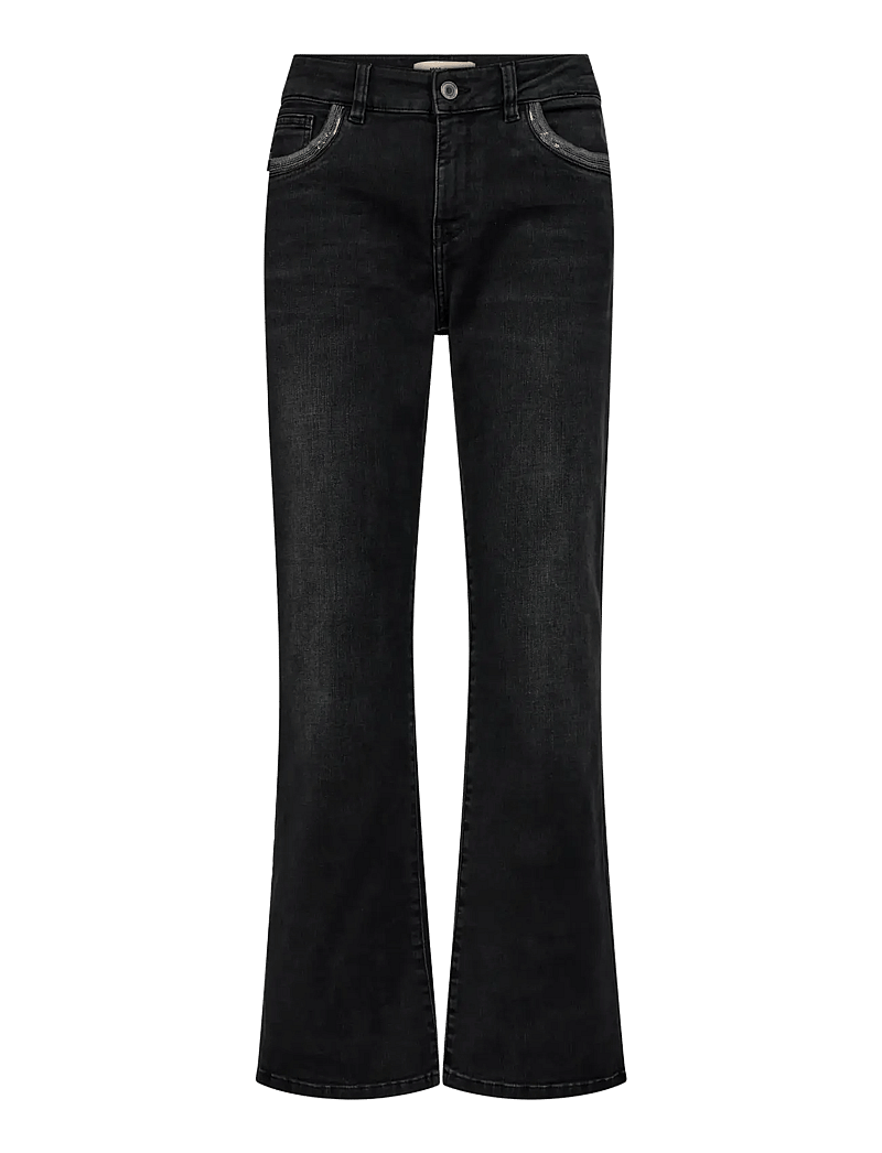 MOS MOSH - MMCecilia Perla Jeans - flared jeans - dark grey - 1