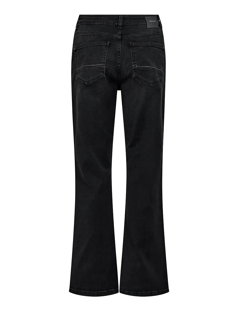 MOS MOSH - MMCecilia Perla Jeans - utsvängda jeans - dark grey - 2