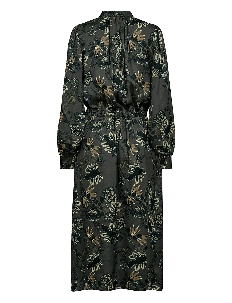 MOS MOSH - MMLena Floro Dress - midi kjólar - urban chic - 2