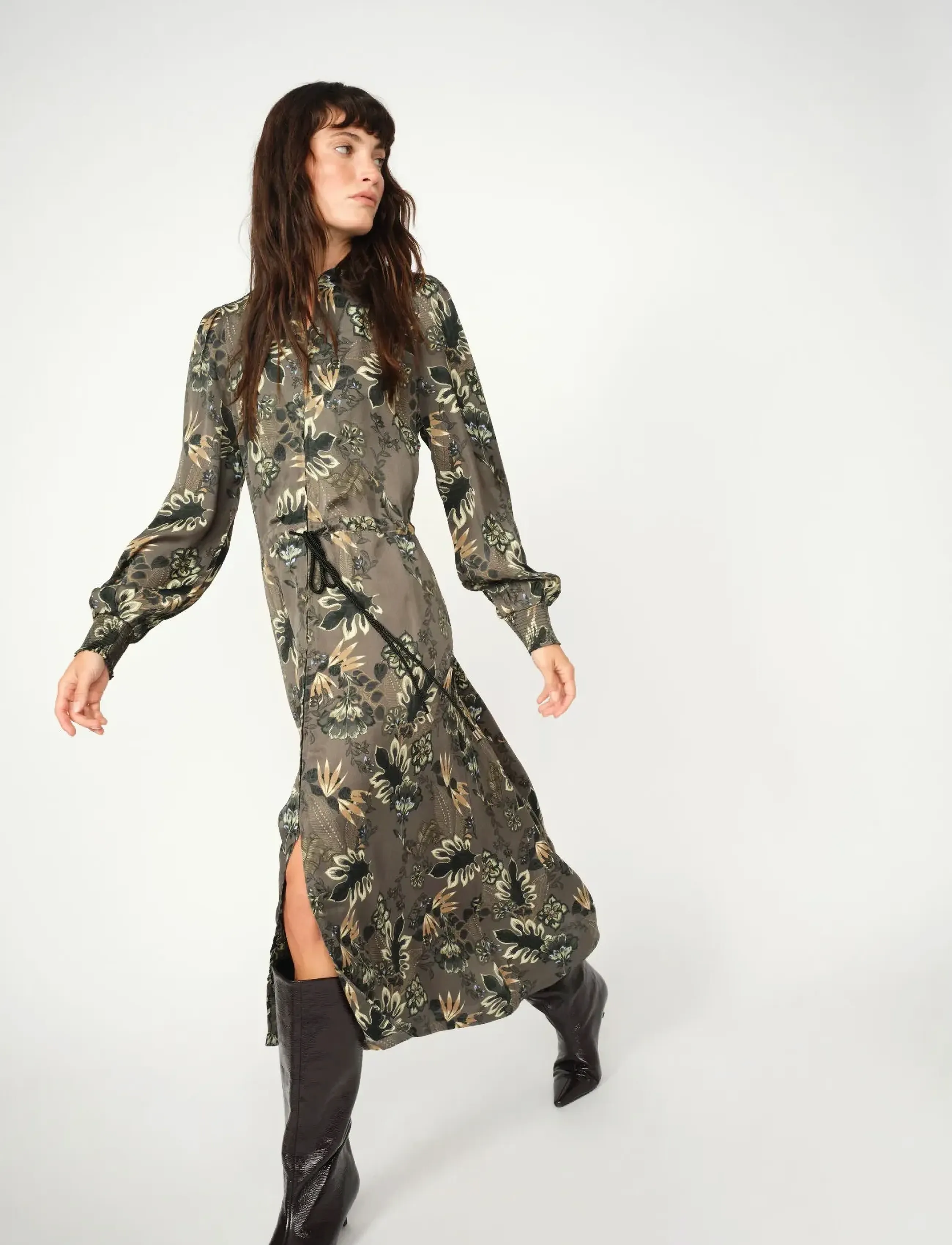 MOS MOSH - MMLena Floro Dress - midi dresses - urban chic - 3