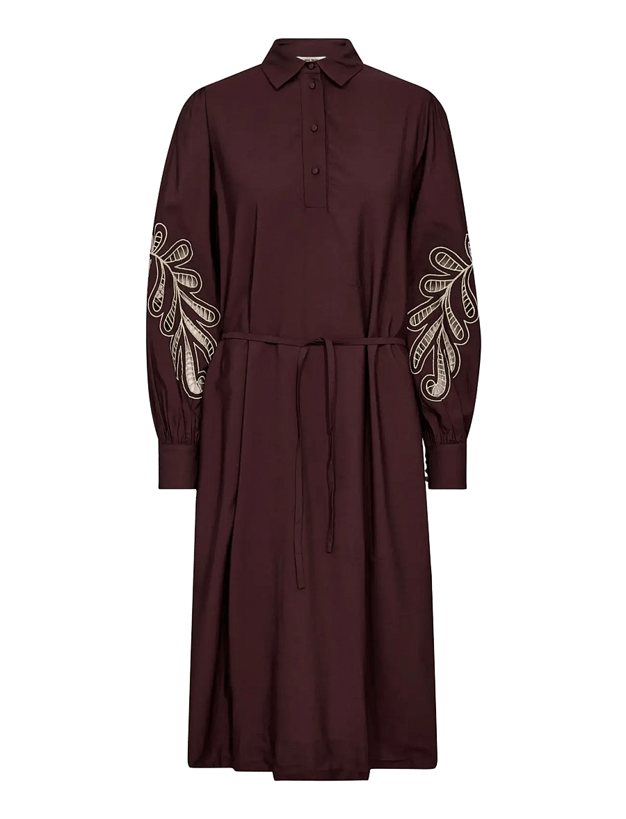 MOS MOSH - MMJiza Jorda Dress - paitamekot - fudge - 0