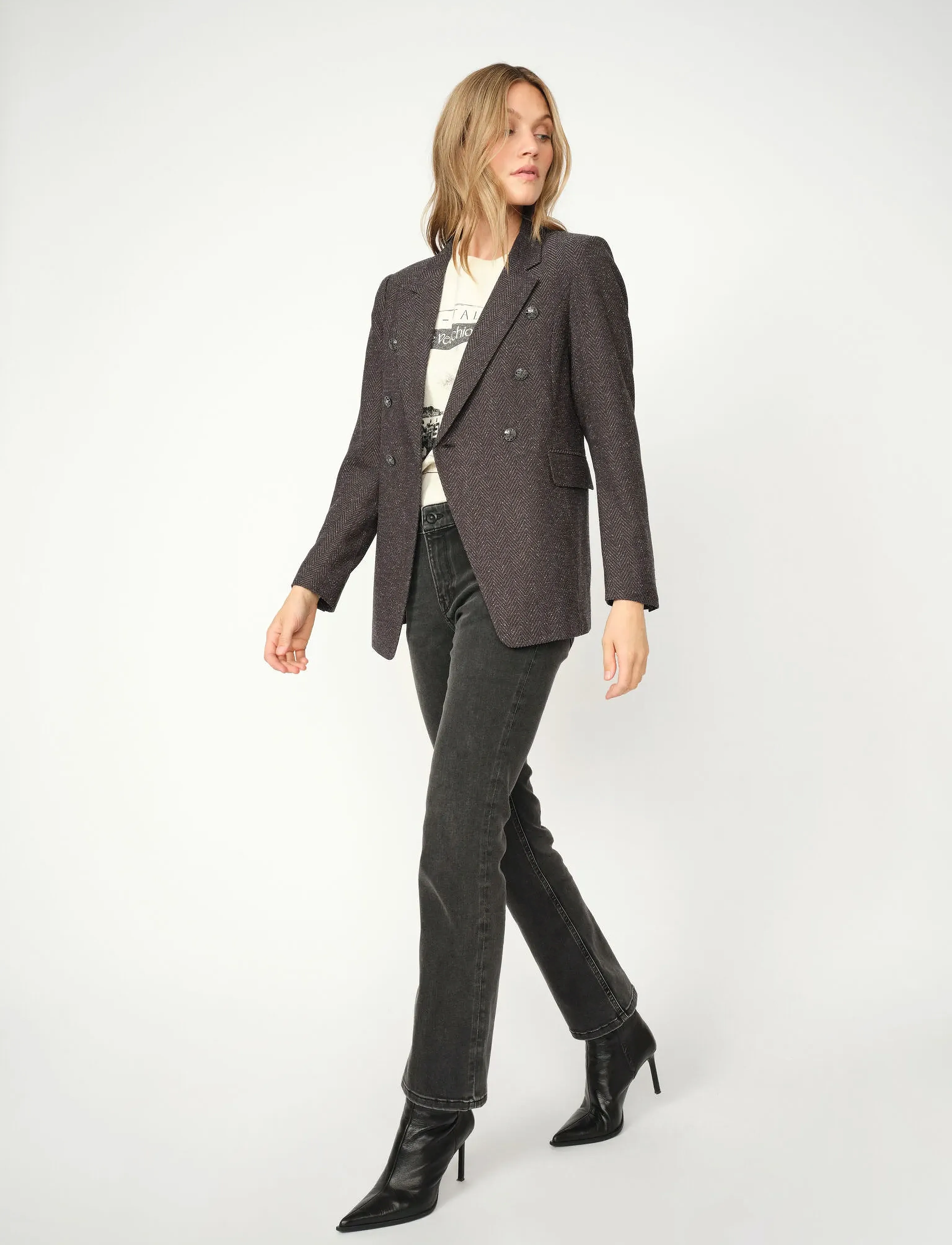 MOS MOSH - MMBabeth Svala Blazer - feestelijke kleding voor outlet-prijzen - black - 4