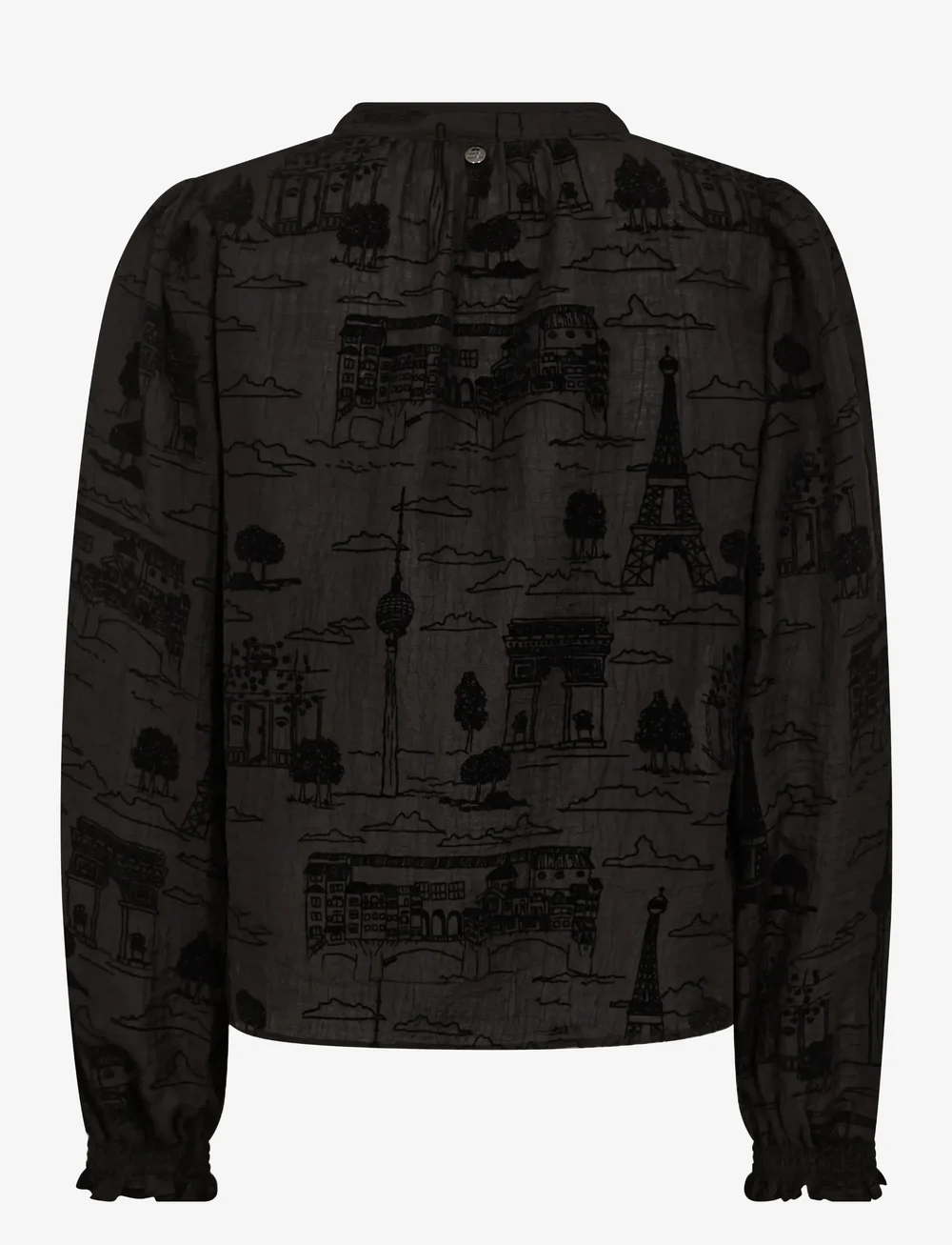 MOS MOSH - MMTazzin Tale Light Blouse - langärmlige blusen - black - 2