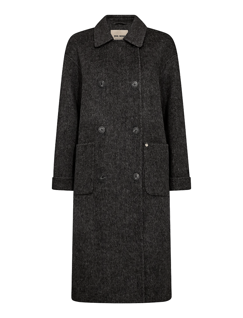 MOS MOSH - MMLucca Barkley Wool Coat - vestes d'hiver - phantom - 1