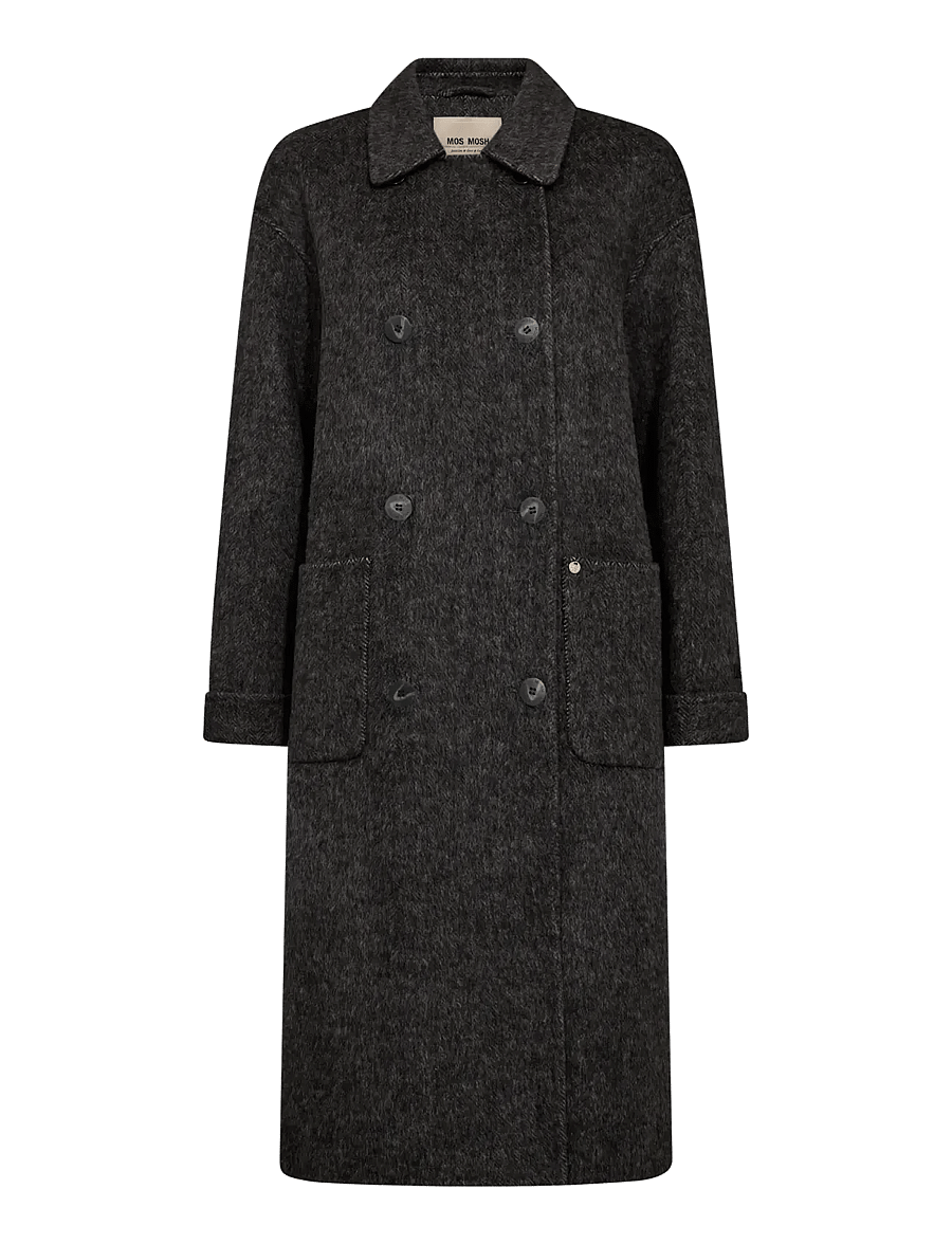 MOS MOSH - MMLucca Barkley Wool Coat - Úlpur - phantom - 1