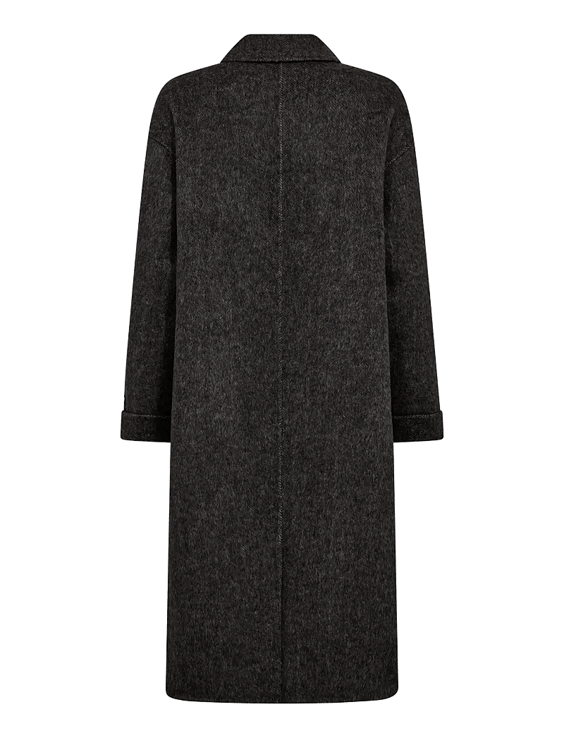 MOS MOSH - MMLucca Barkley Wool Coat - vestes d'hiver - phantom - 2