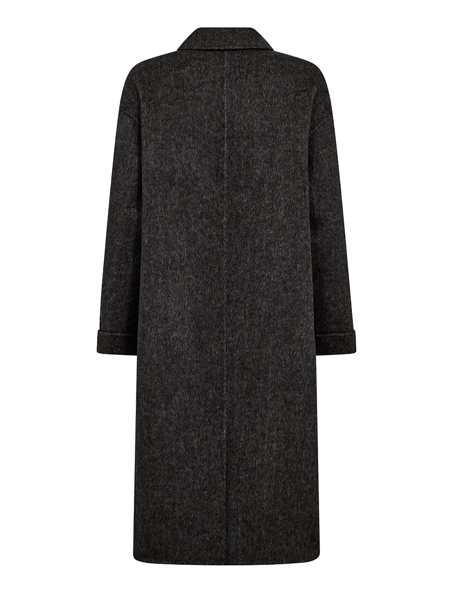 MOS MOSH - MMLucca Barkley Wool Coat - Úlpur - phantom - 2