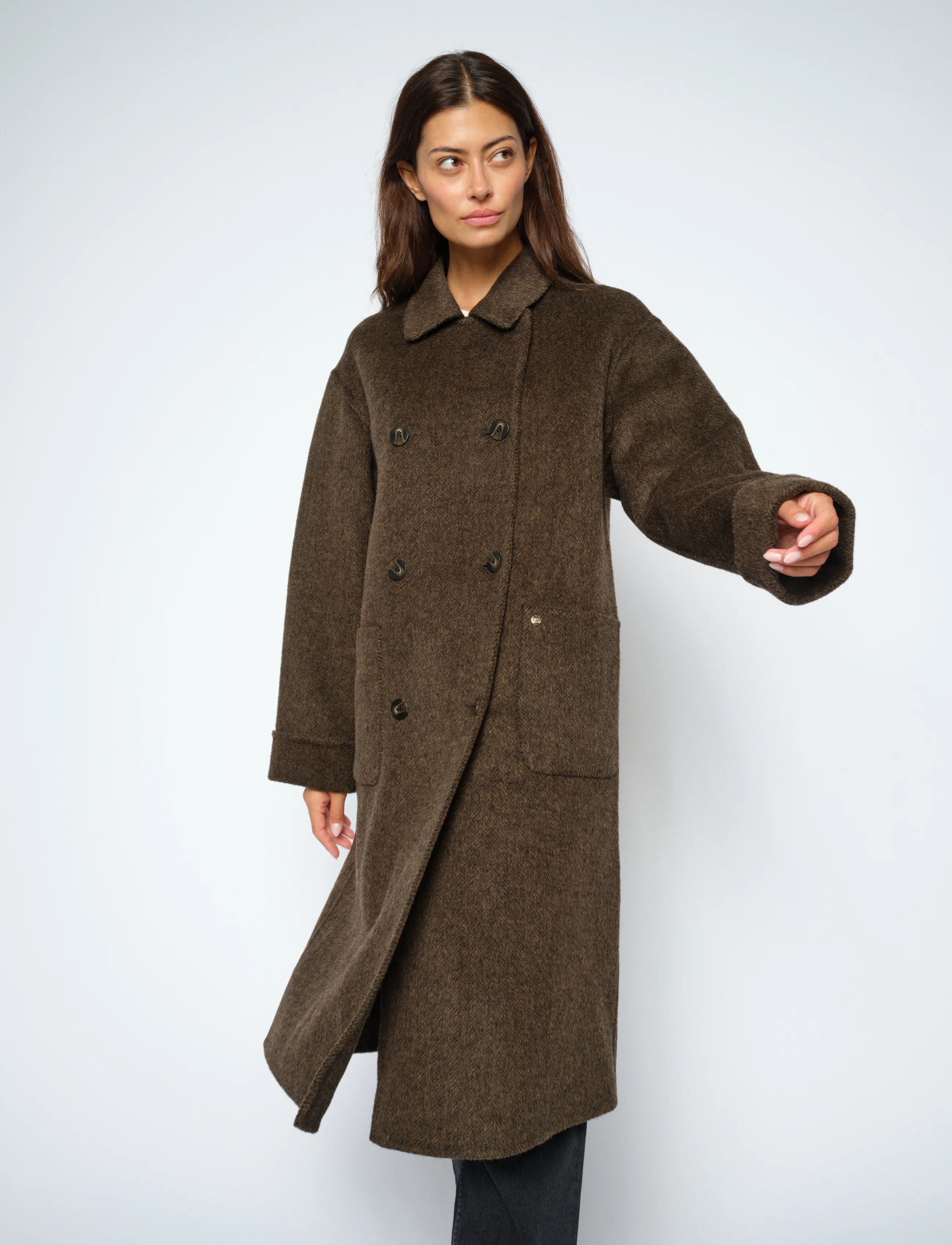 Mos Mosh Mmlucca Barkley Wool Coat kappor & rockar dam – bild 2