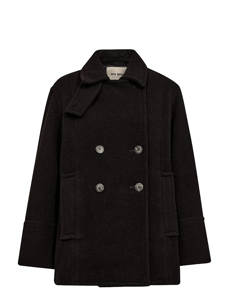 MOS MOSH - MMCharly Wool Jacket - kurtki zimowe - chocolate torte - 1