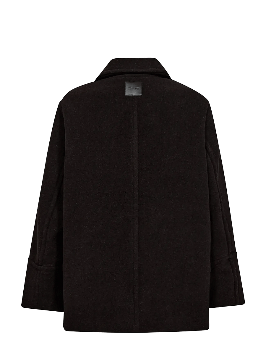 MOS MOSH - MMCharly Wool Jacket - kurtki zimowe - chocolate torte - 2