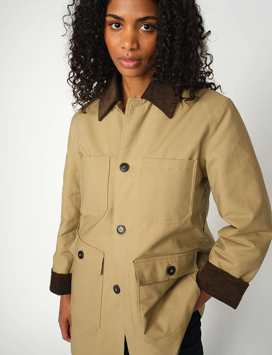 MOS MOSH - MMIsabella Ana Jacket - cienkie płaszcze - true camel - 3