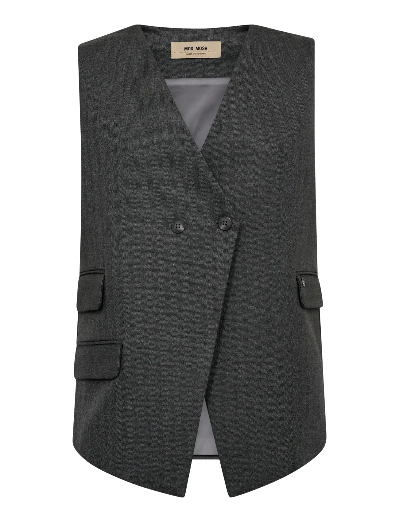 MOS MOSH Mmalize Monrose Vest Grau - 38 - Damen