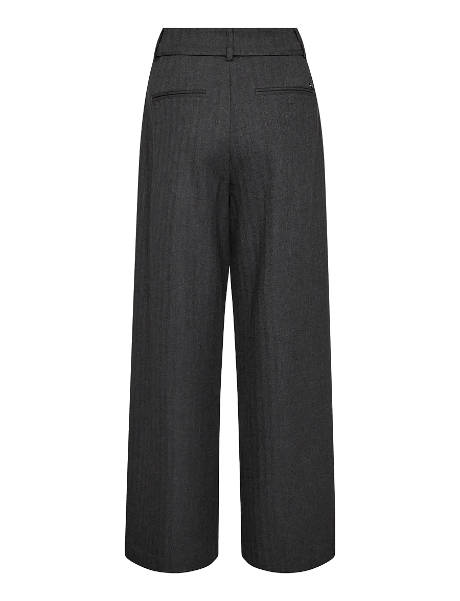MOS MOSH - MMLeslie Monrose Pant - vida byxor - phantom - 2