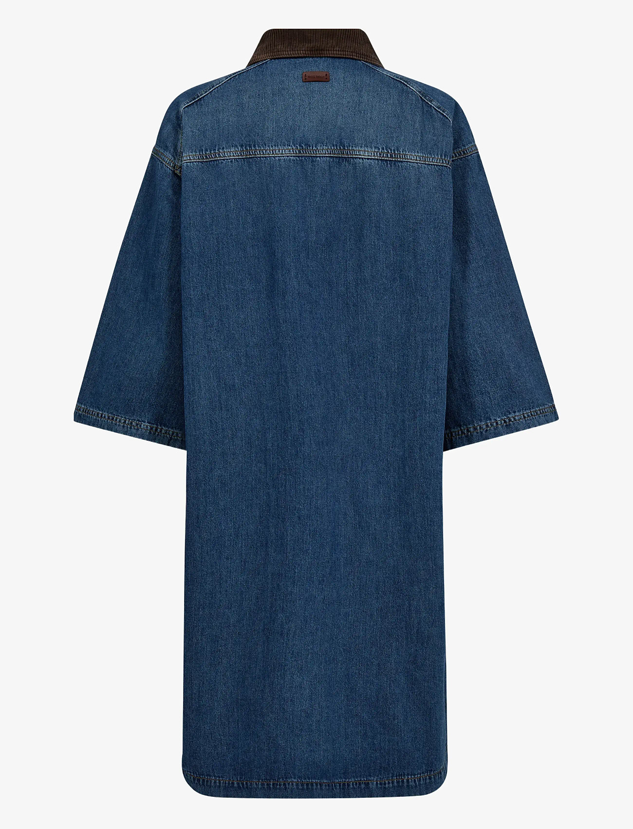 MOS MOSH - MMVikka Lara Dress - džinsa kleitas - blue - 1