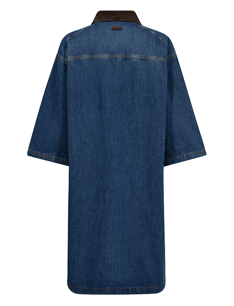 MOS MOSH - MMVikka Lara Dress - džinsa kleitas - blue - 1