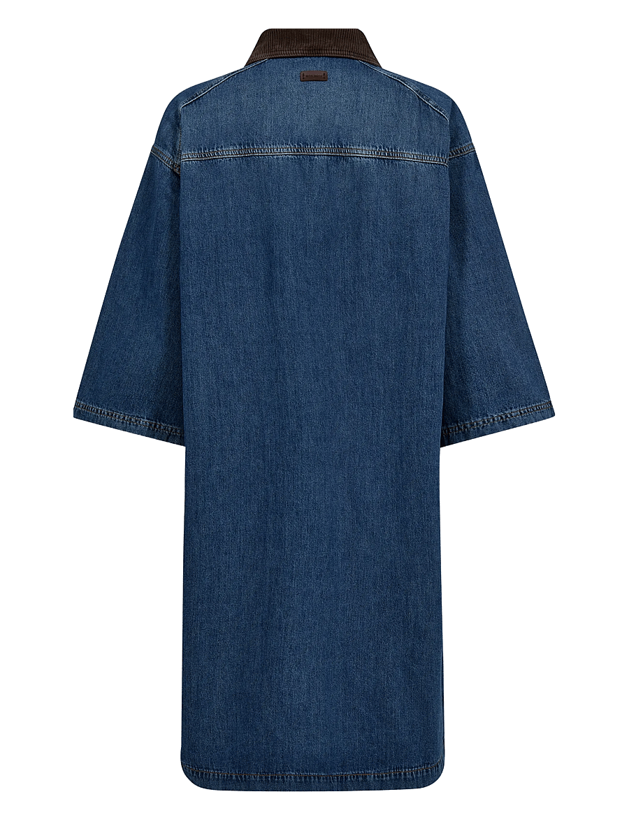 MOS MOSH - MMVikka Lara Dress - farkkumekot - blue - 1