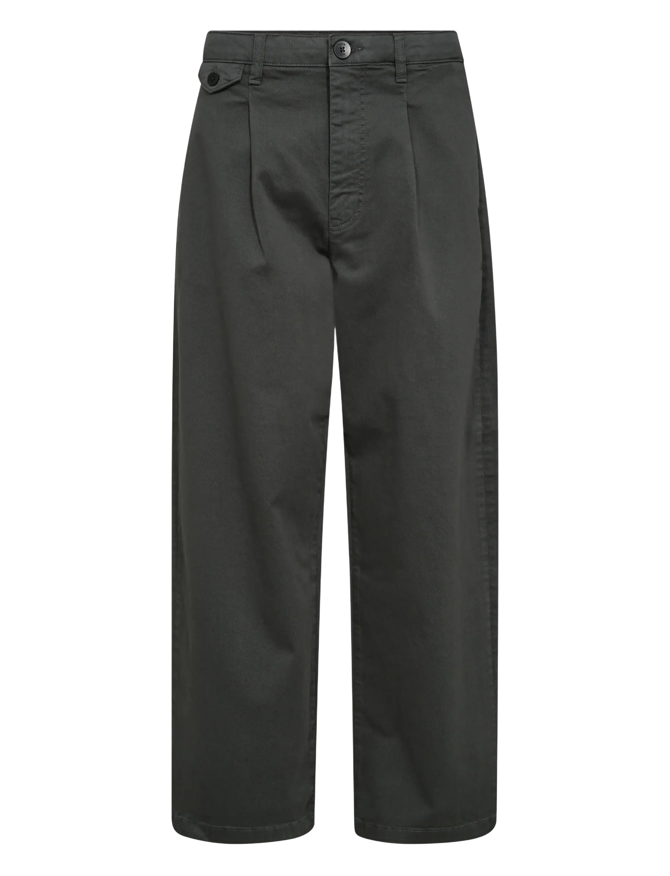 MOS MOSH Mmwillow Chino Hose Grau - 25 Kurz - Damen