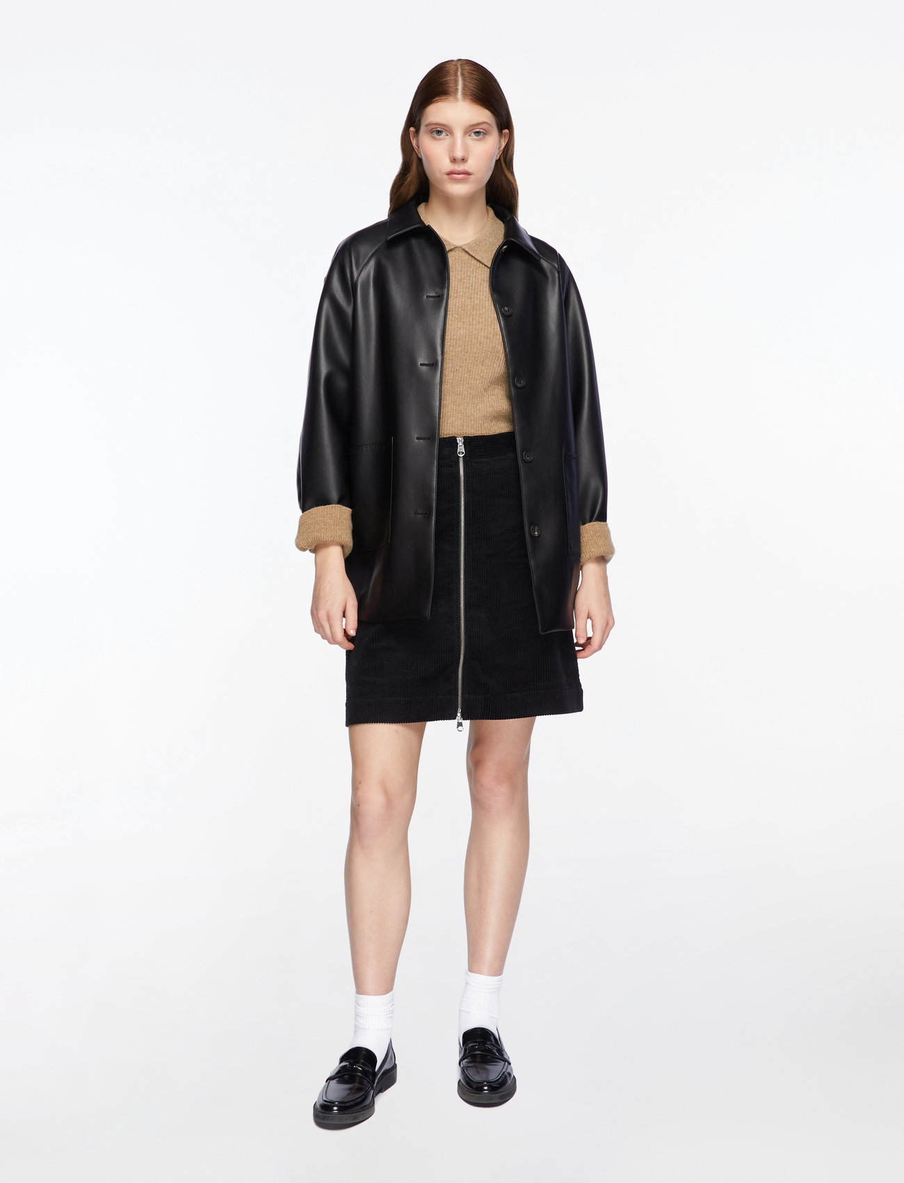 MOS MOSH - MMElina Joana Skirt - korte nederdele - black - 2