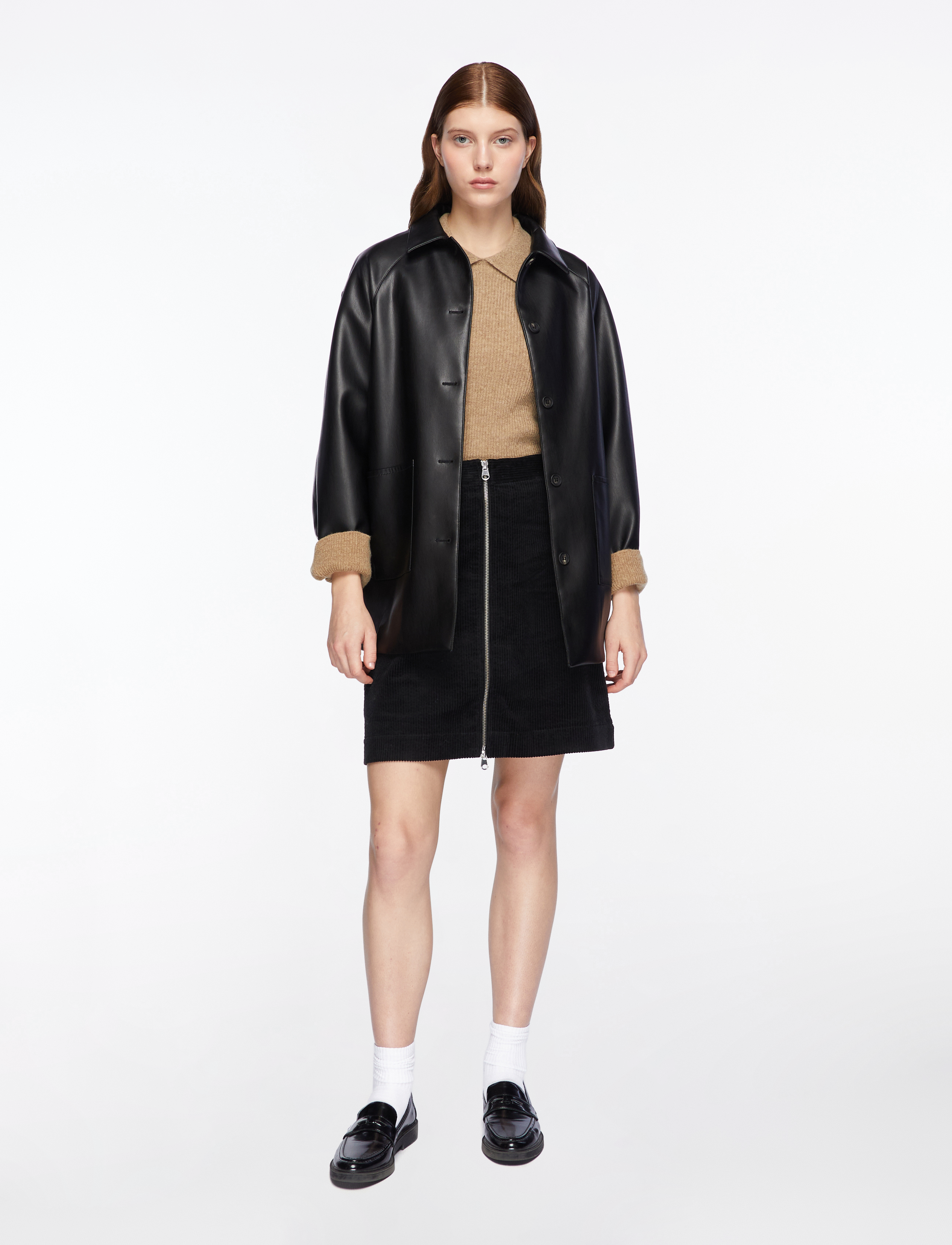 MOS MOSH - MMElina Joana Skirt - korte nederdele - black - 2