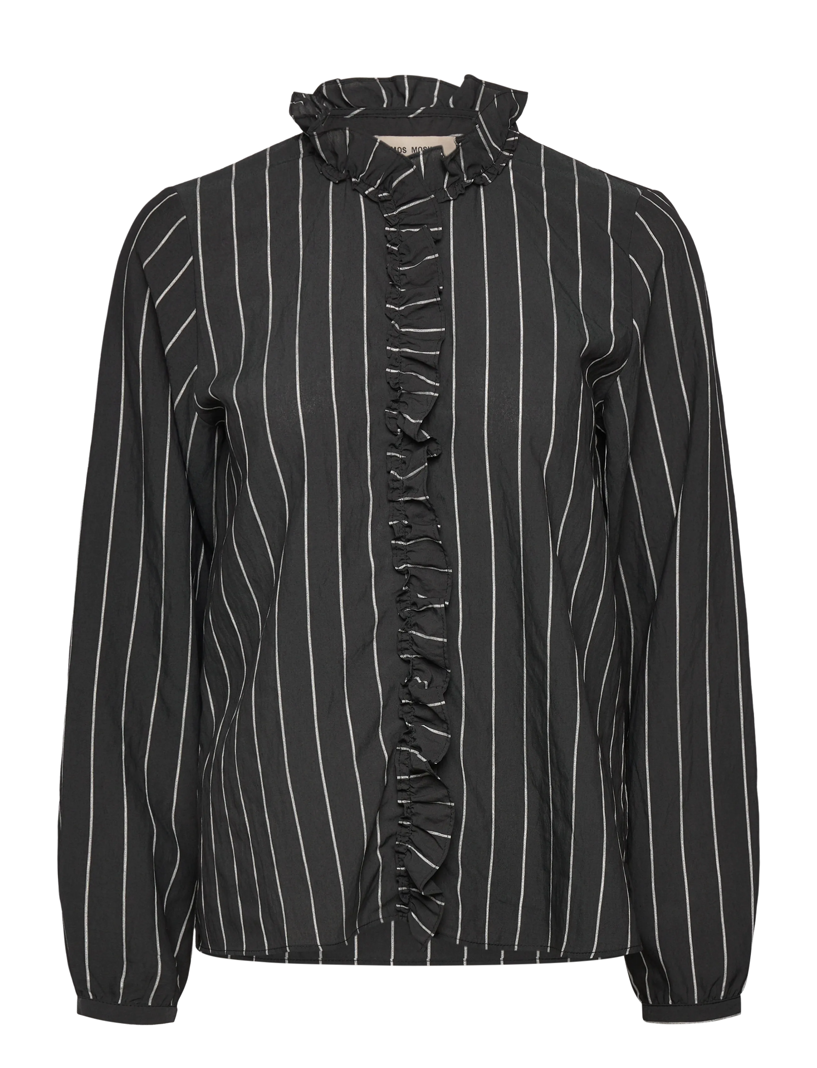 MOS MOSH MMBilly Stripe Shirt - Bluser - PHANTOM / black