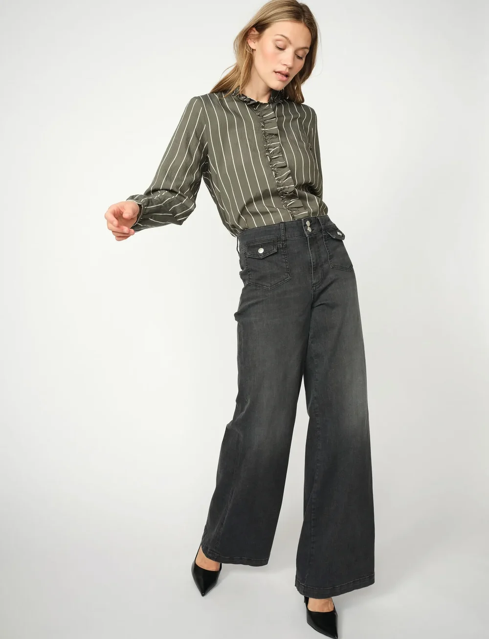 MOS MOSH - MMBilly Stripe Shirt - chemises à manches longues - urban chic - 0