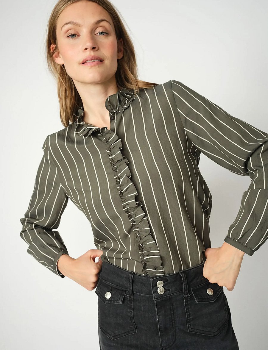 MOS MOSH - MMBilly Stripe Shirt - langerma skyrtur - urban chic - 3