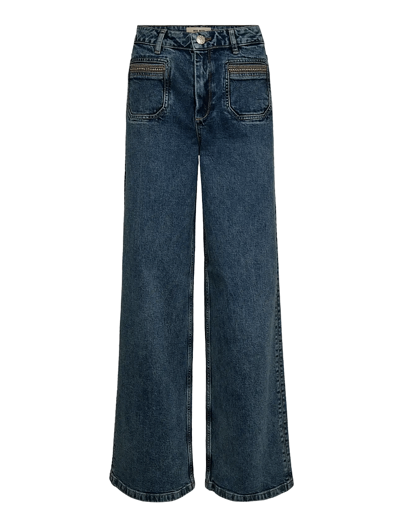 MOS MOSH - MMColette Linpos Jeans - hosen mit weitem bein - blue - 1