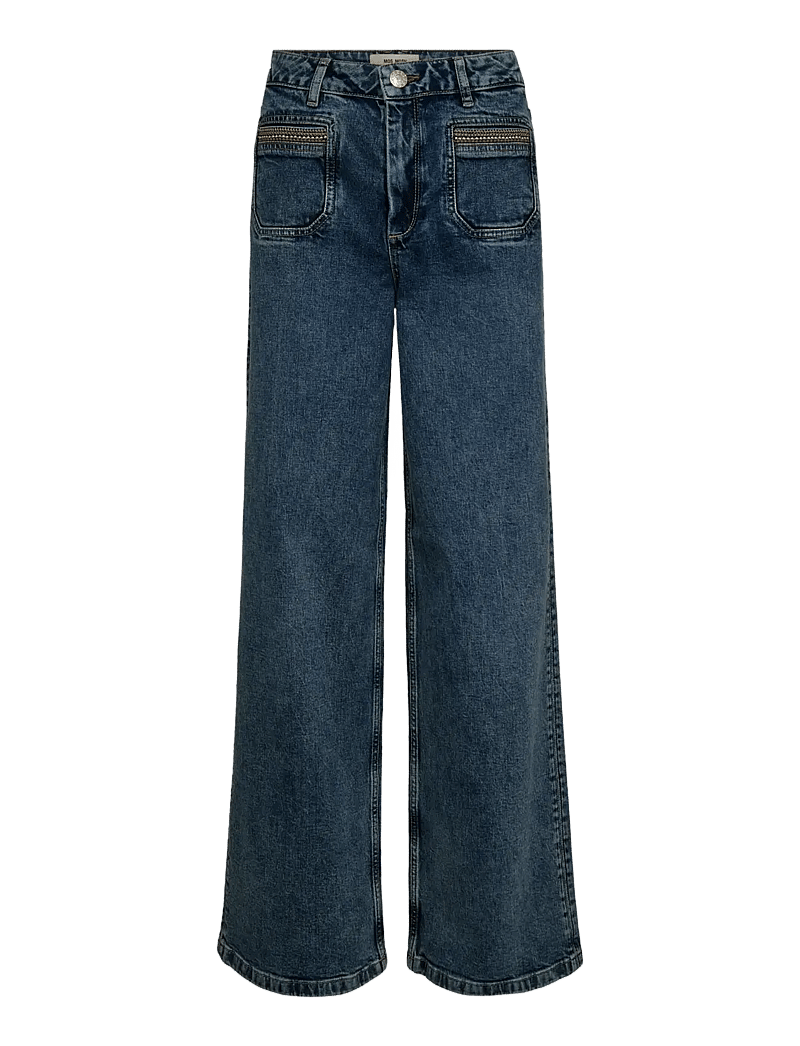 MOS MOSH - MMColette Linpos Jeans - hosen mit weitem bein - blue - 1