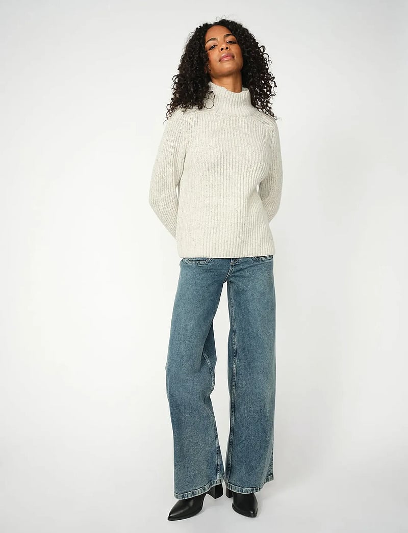 MOS MOSH - MMColette Linpos Jeans - hosen mit weitem bein - blue - 0