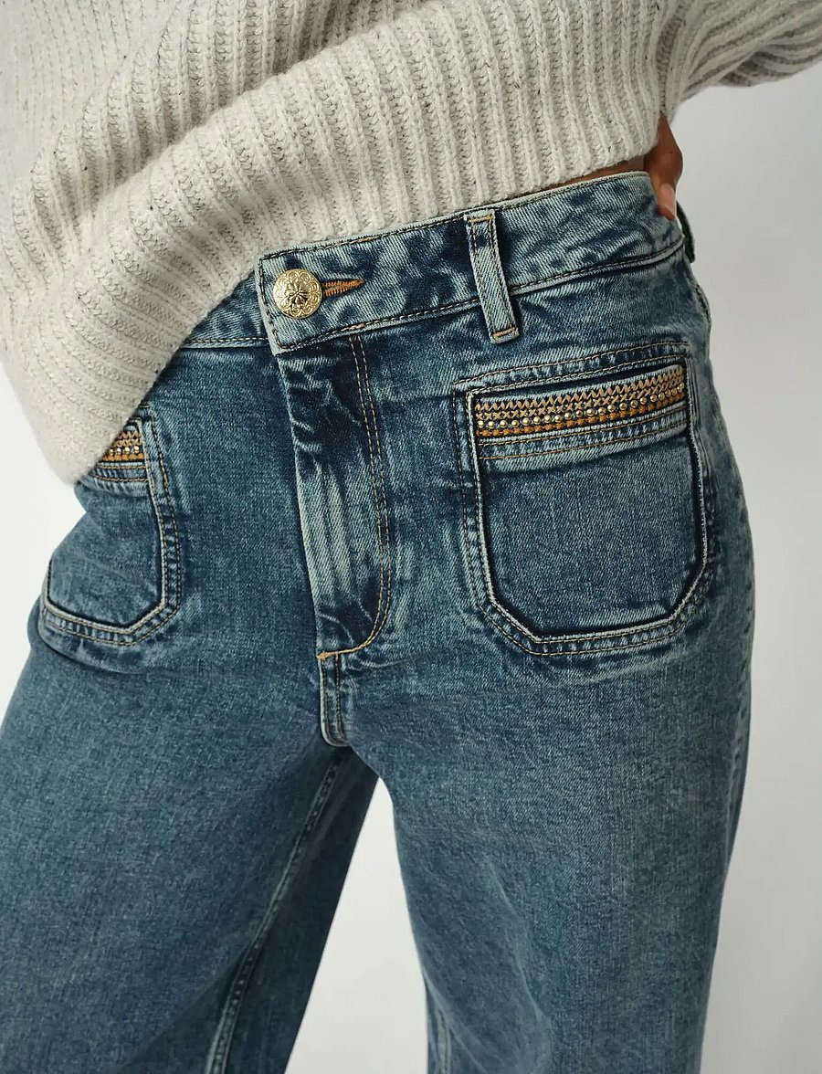 MOS MOSH - MMColette Linpos Jeans - vide jeans - blue - 3