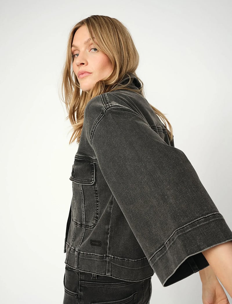 MOS MOSH - MMPenn Deluxe Jacket - farkkutakit - grey - 0