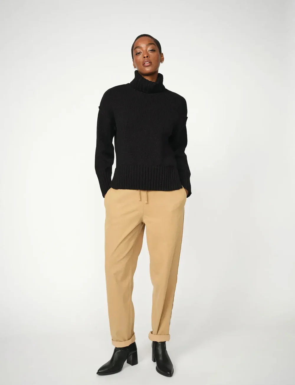 MOS MOSH - MMMaison Lassen Pant - bukser med lige ben - true camel - 0