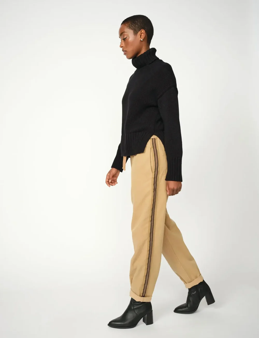 MOS MOSH - MMMaison Lassen Pant - bukser med lige ben - true camel - 3