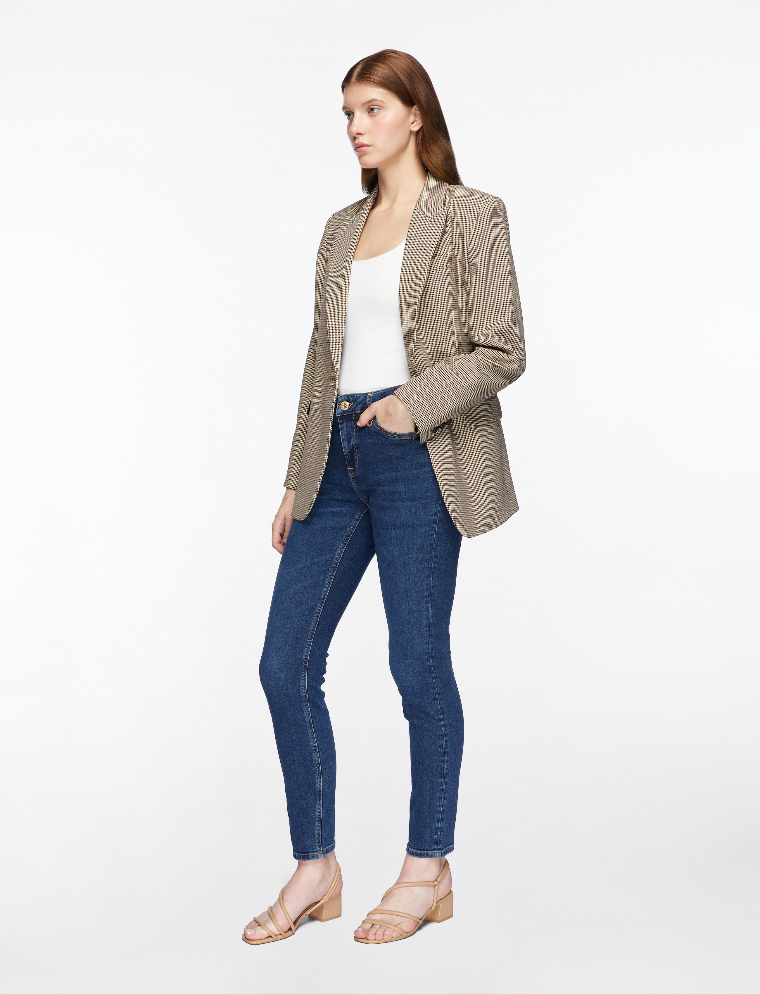 MOS MOSH - MMVice Mett Jeans - slim fit -farkut - dark blue - 3
