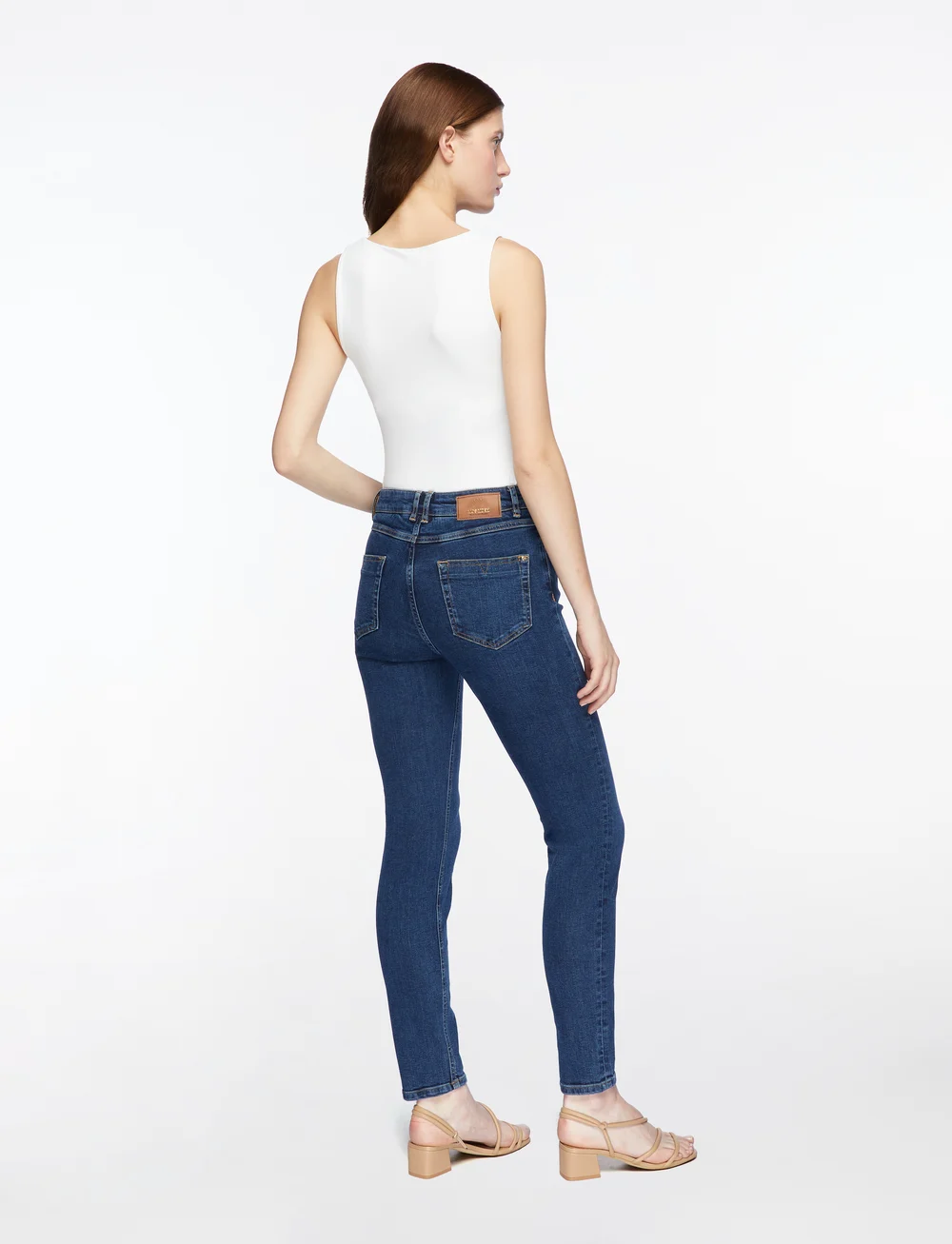 MOS MOSH - MMVice Mett Jeans - kitsad teksad - dark blue - 4