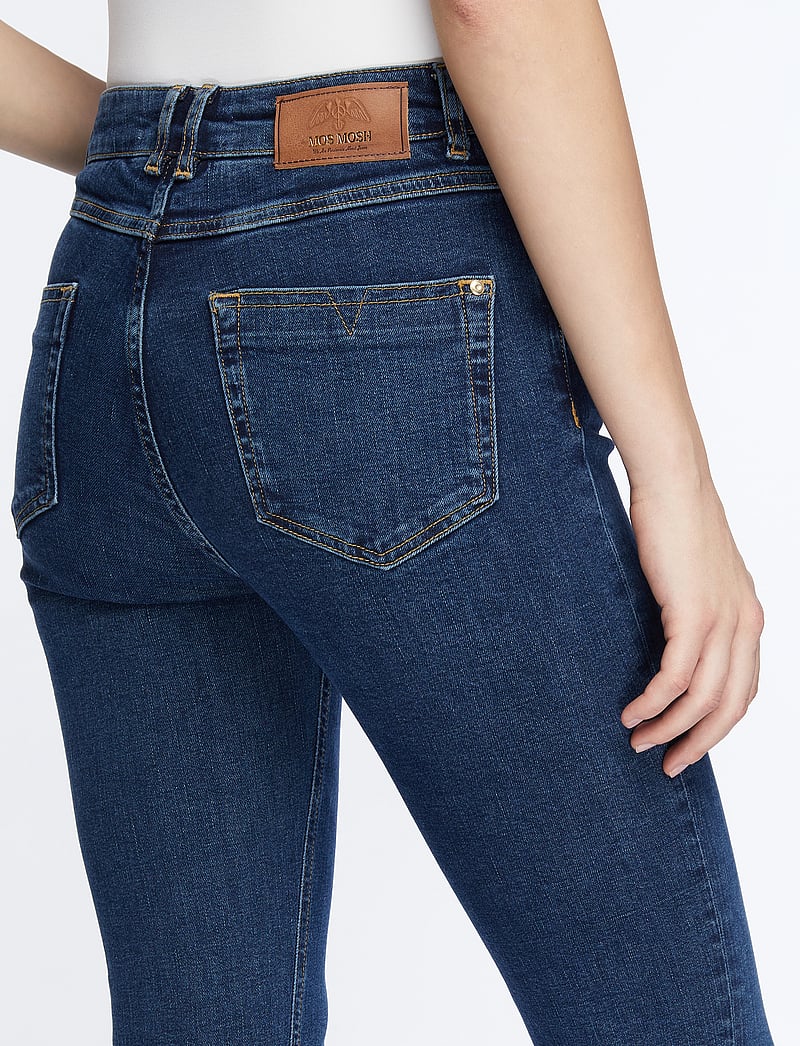 MOS MOSH - MMVice Mett Jeans - kitsad teksad - dark blue - 5