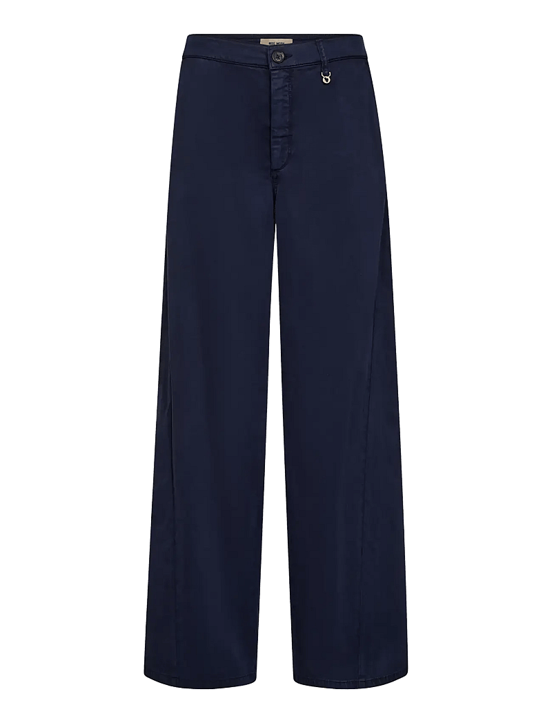 MOS MOSH - MMVincent Setta Pant - bukser med brede ben - falcon - 0