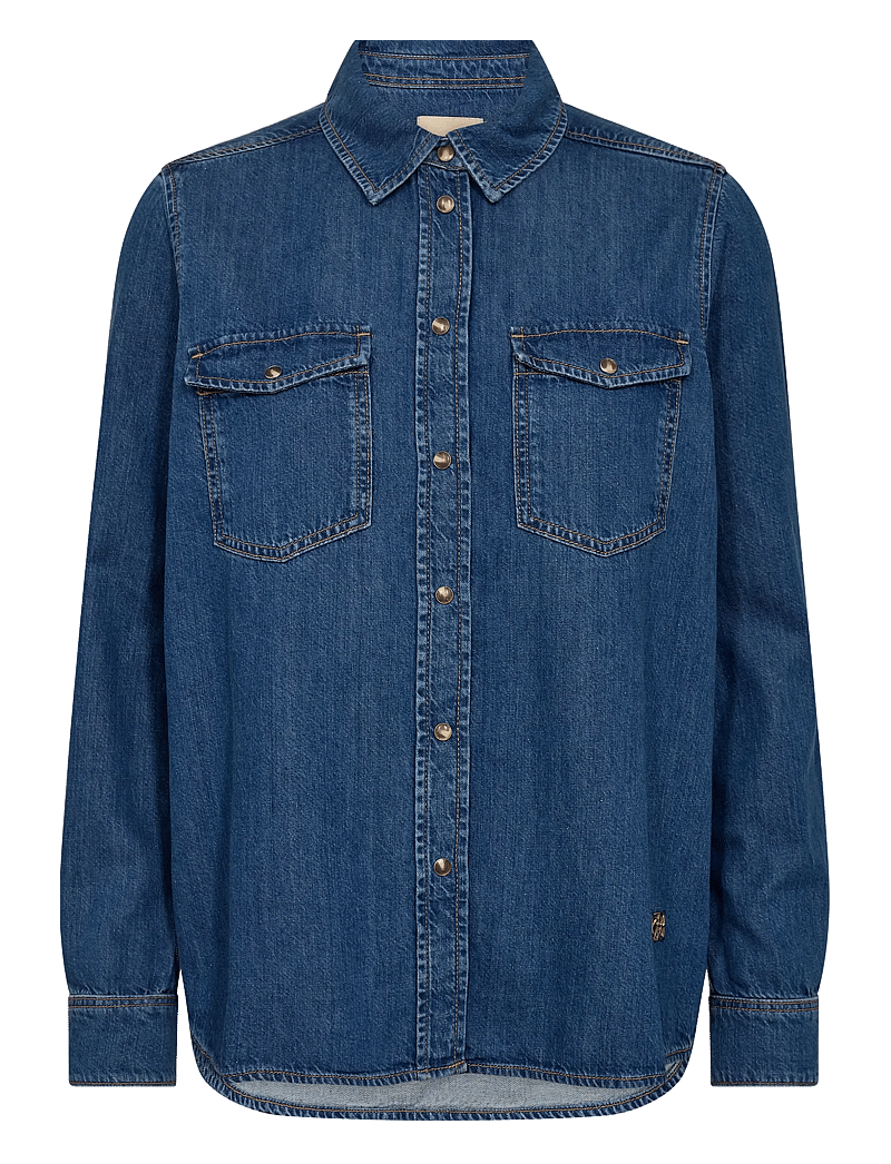 MOS MOSH - MMNatalie Denim Shirt - jeanshemden - blue - 1