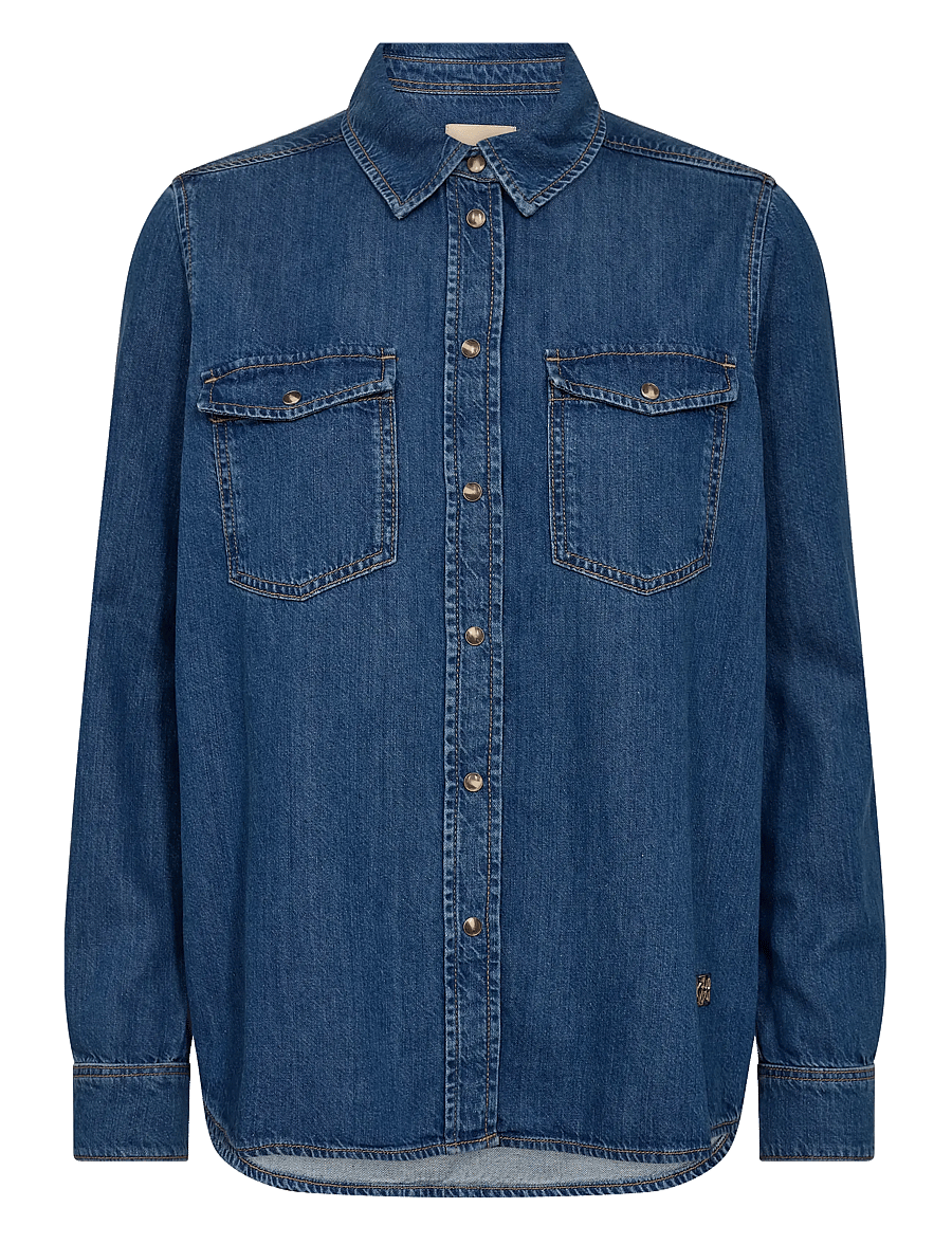 MOS MOSH - MMNatalie Denim Shirt - blue - 1
