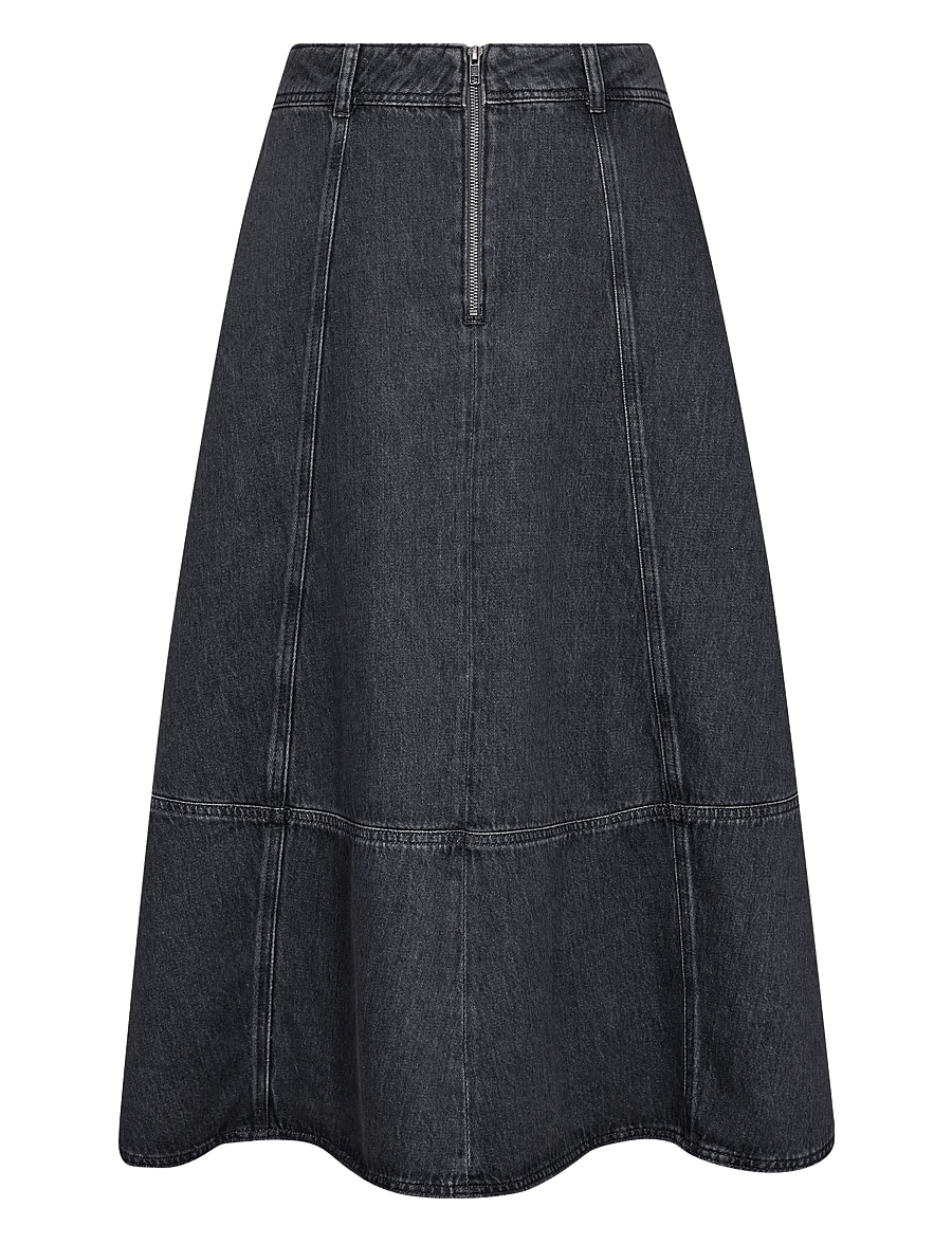 MOS MOSH - MMCynthia A-skirt - jeanskjolar - grey - 2