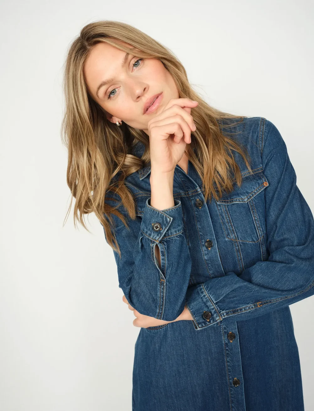 MOS MOSH - MMAllaba Denim Dress - teksakleidid - blue - 3