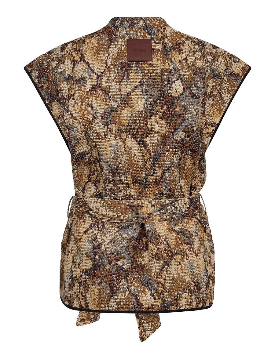 MOS MOSH - MMOz Wired Vest - kostymvästar - ecru - 2
