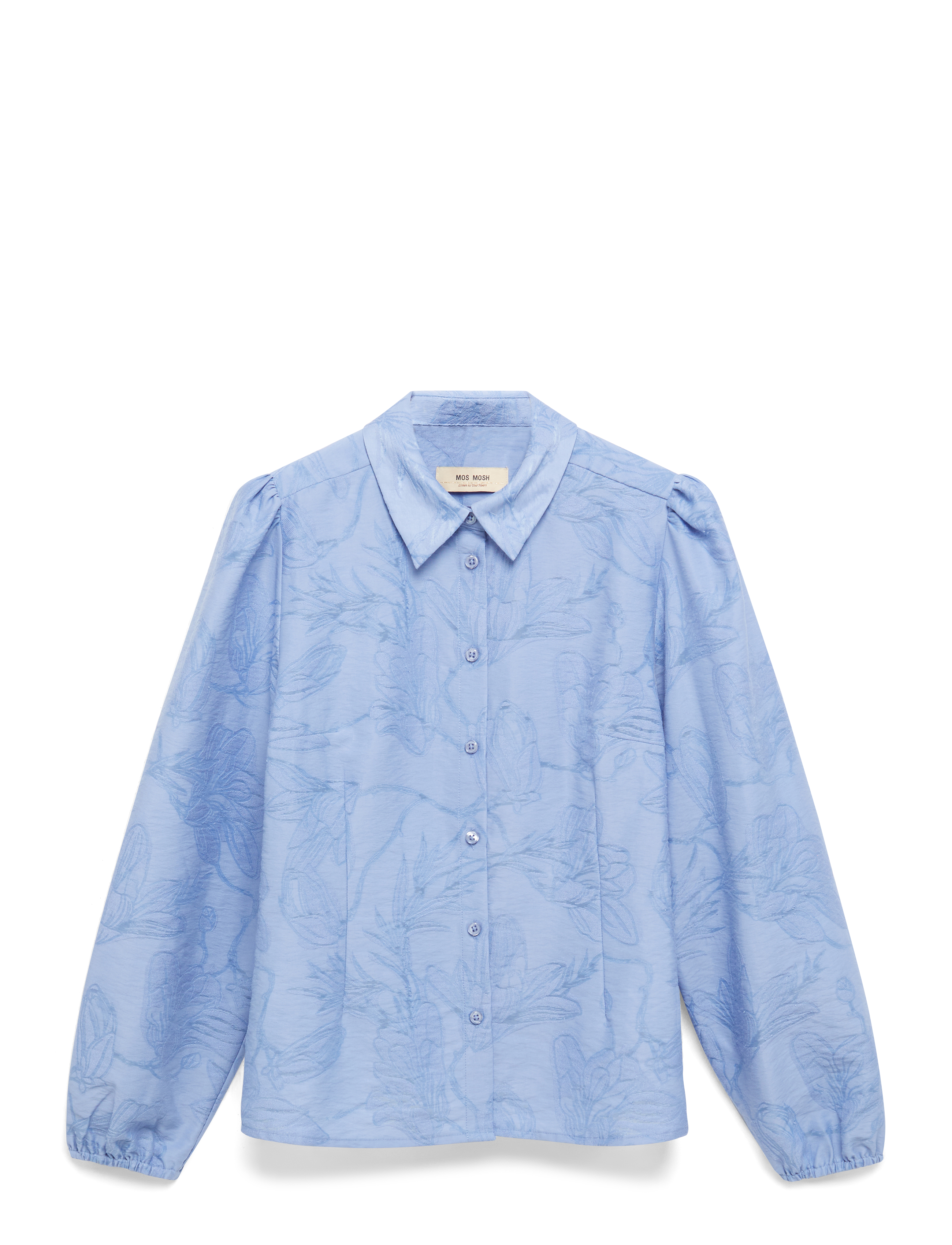 MOS MOSH MMRayl Tul Shirt - Transitional Layering - BRUNNERA BLUE / blue