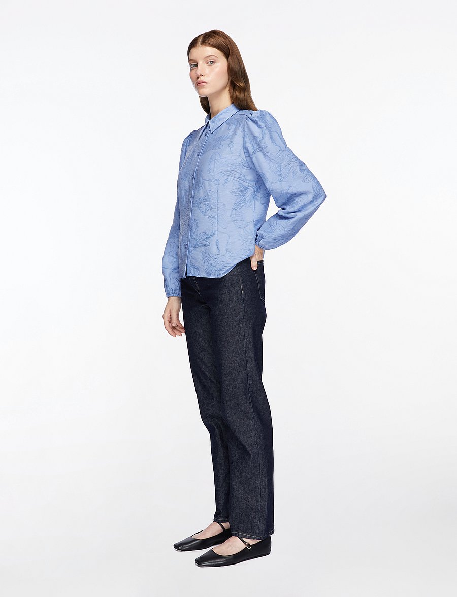 MOS MOSH - MMRayl Tul Shirt - langärmlige hemden - brunnera blue - 2