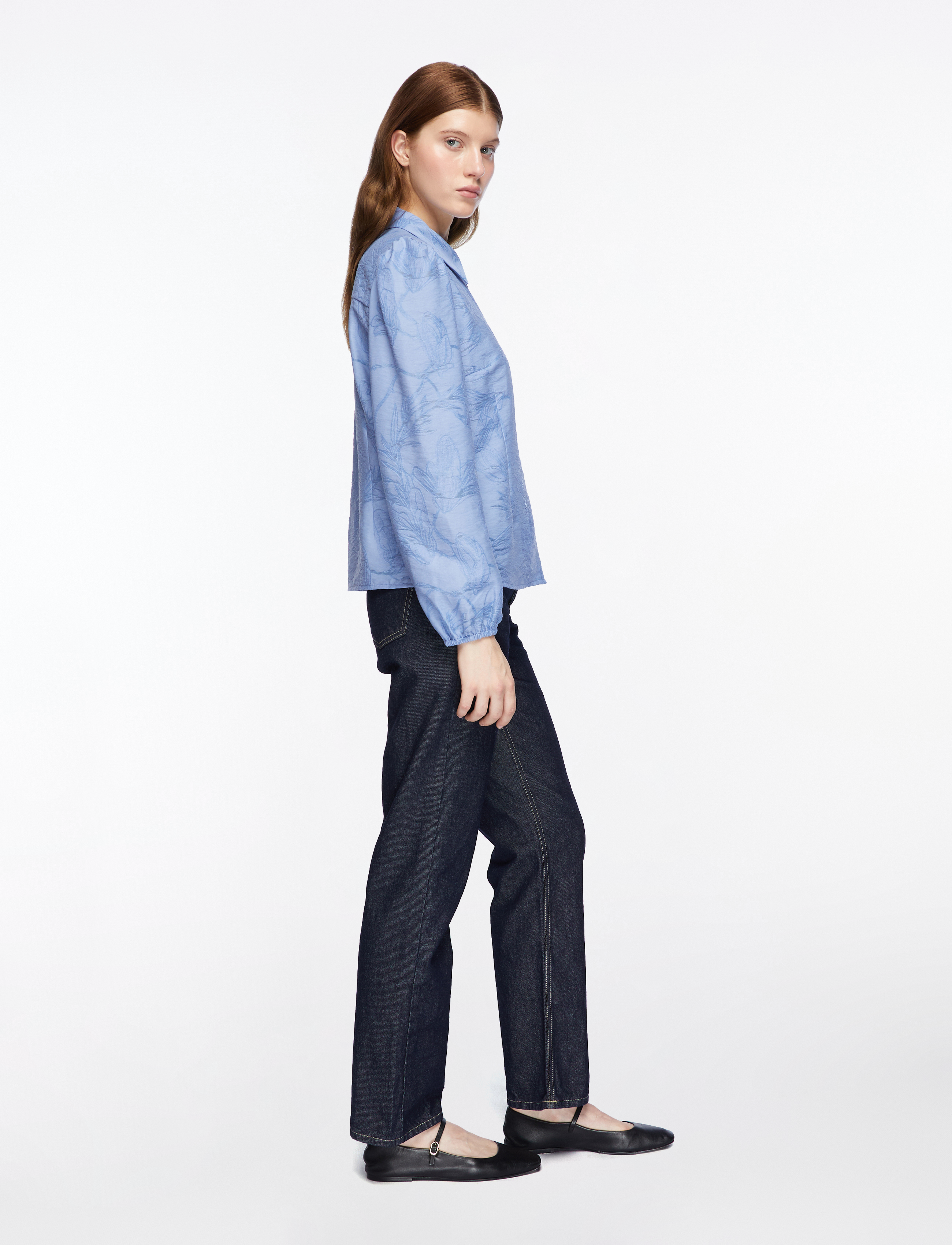 MOS MOSH - MMRayl Tul Shirt - langærmede skjorter - brunnera blue - 3