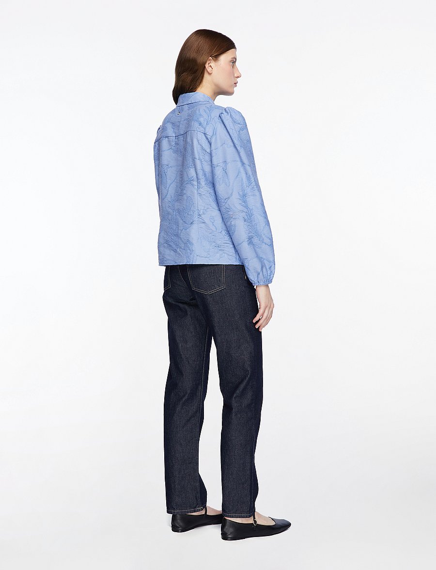 MOS MOSH - MMRayl Tul Shirt - langärmlige hemden - brunnera blue - 4