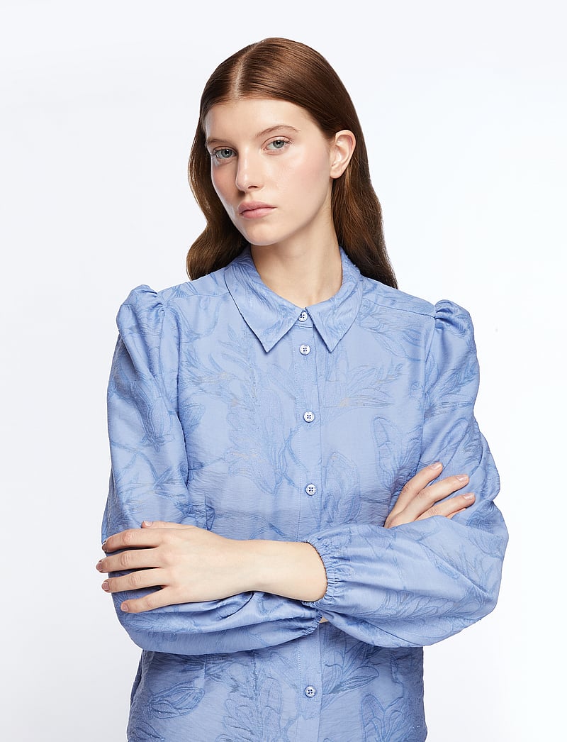 MOS MOSH - MMRayl Tul Shirt - langärmlige hemden - brunnera blue - 5